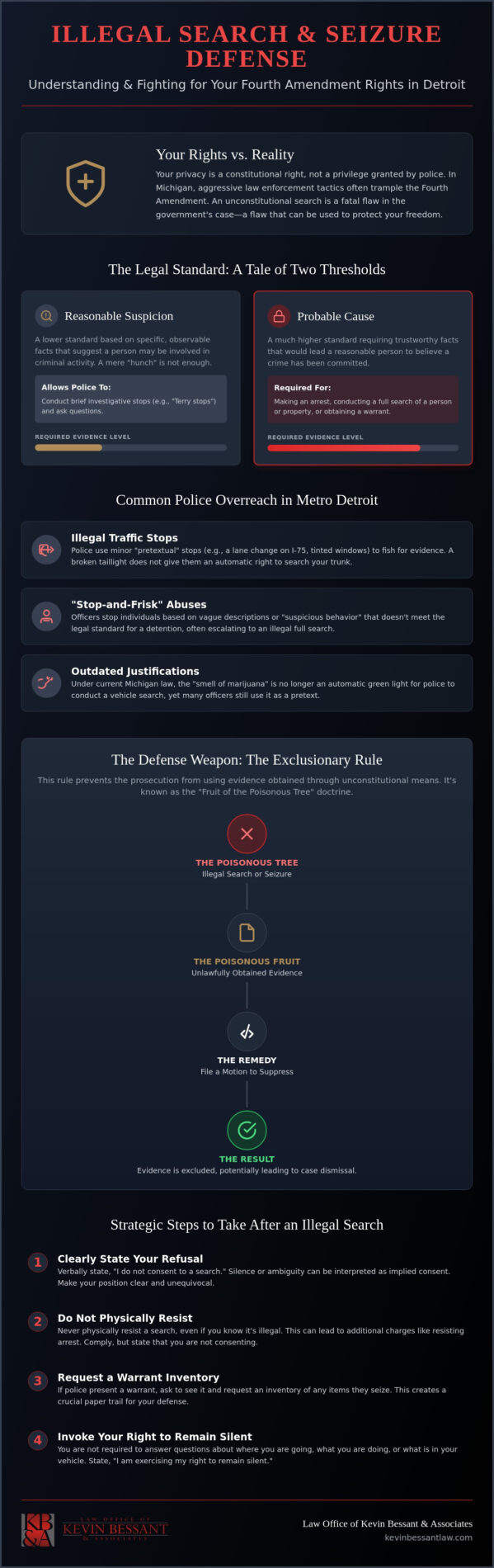 Illegal Search and Seizure Defense Detroit: Protecting Your 4th Amendment Rights