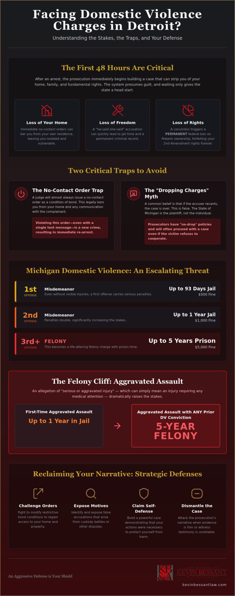 Domestic Violence Assault Lawyer Detroit: Aggressive Shield for Your Rights