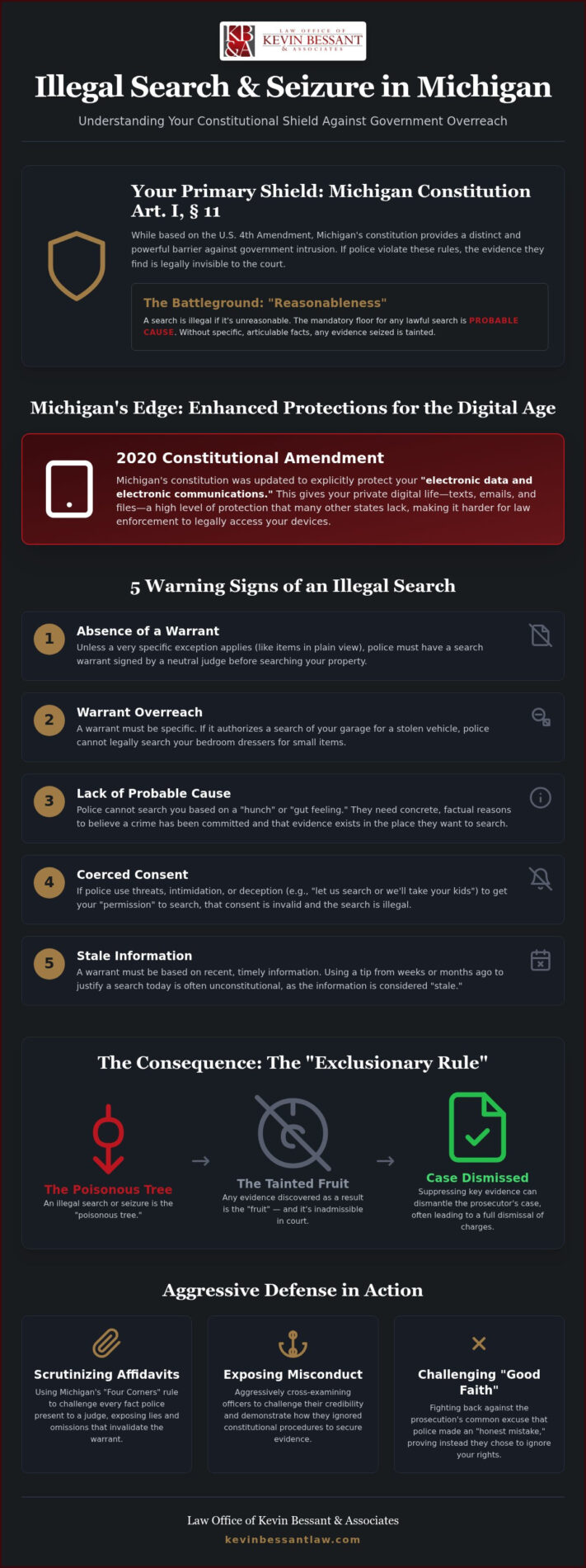 Illegal Search and Seizure Michigan: Fighting Unconstitutional Police Tactics