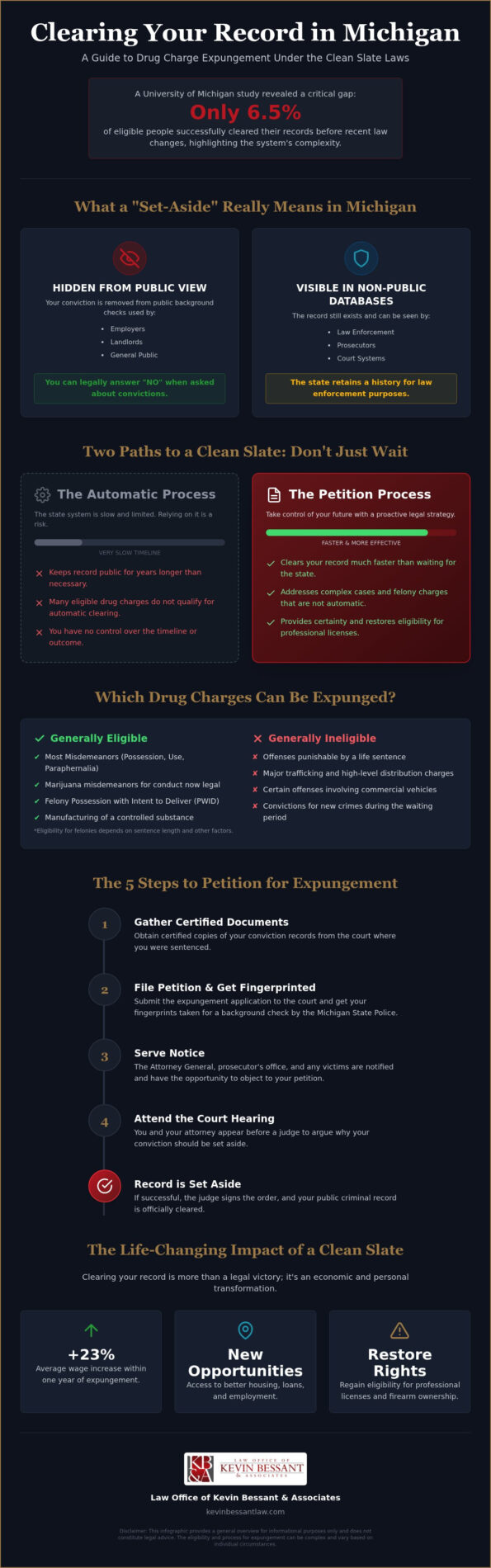 Michigan Expungement for Drug Charges: Clear Your Controlled Substance Record