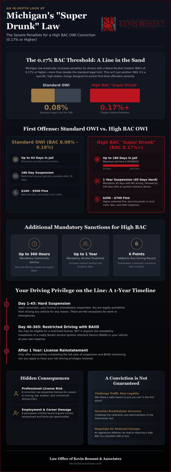 Michigan Super Drunk Law Penalties: A 2026 Guide to Protecting Your Future